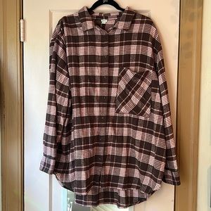 Aerie Oversized Plaid Flannel